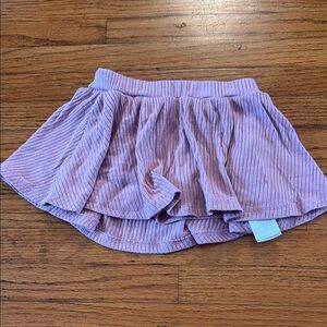 Posh Peanut Ribbed Skirt